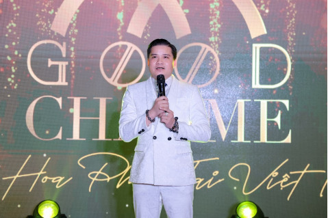 Ông Võ Sỹ Đạt - Tổng Giám Đốc GoodCharme phát biểu tại buổi lễ khai trương