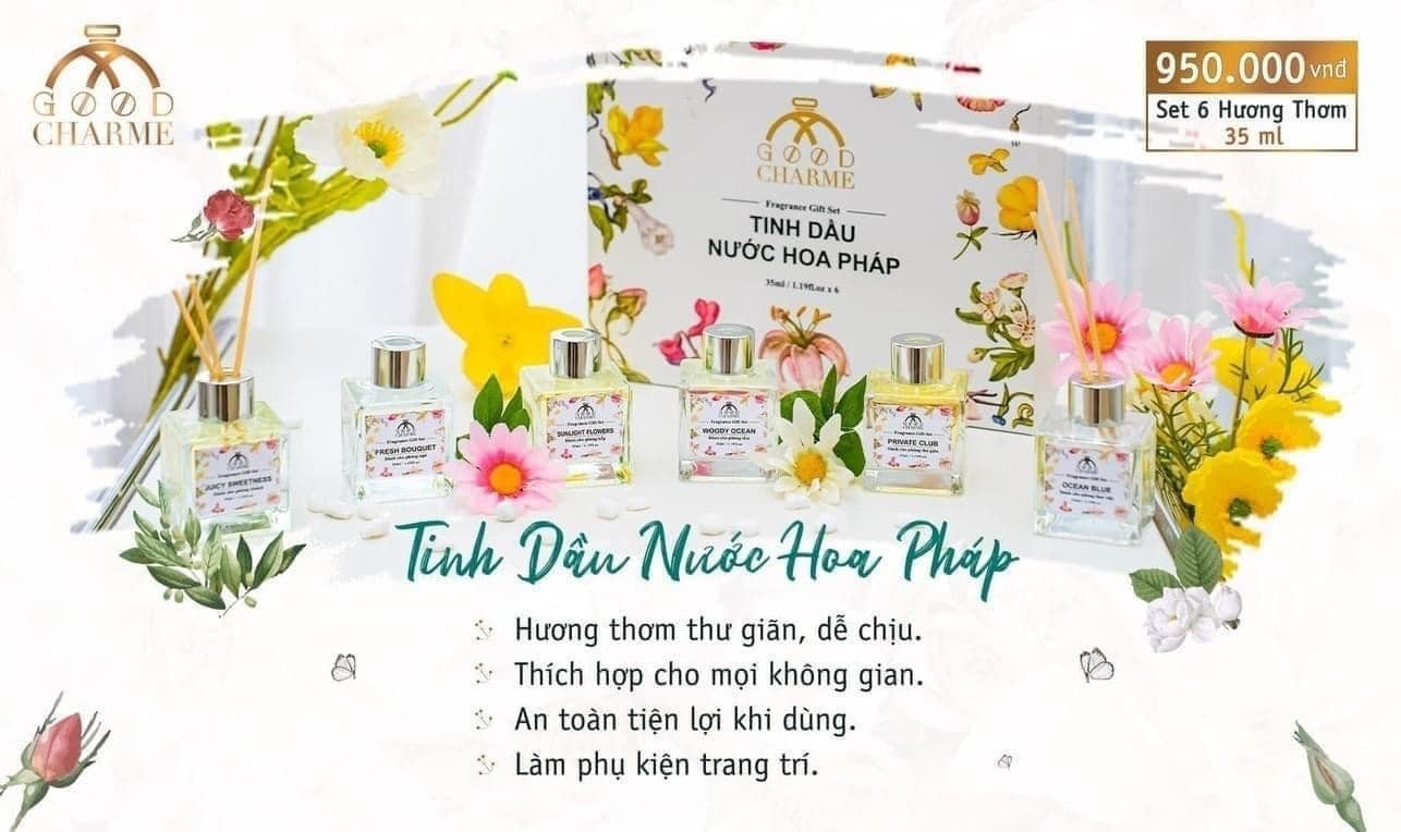 Tinh dầu nước hoa Pháp - Fragrance Gift Set