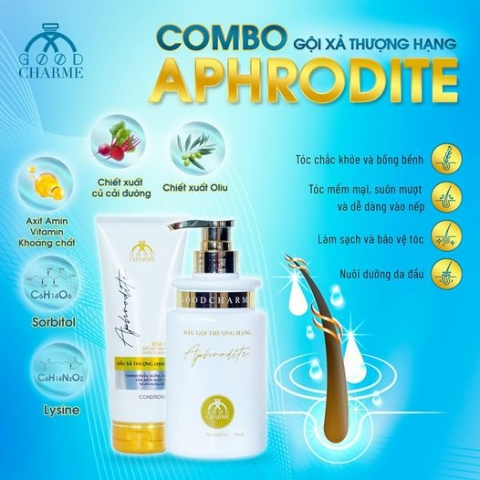 Combo Dầu Gội - Dầu Xả Thượng Hạng Aphrodite - White