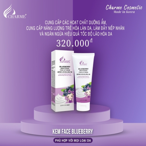 Kem face Charme Blueberry
