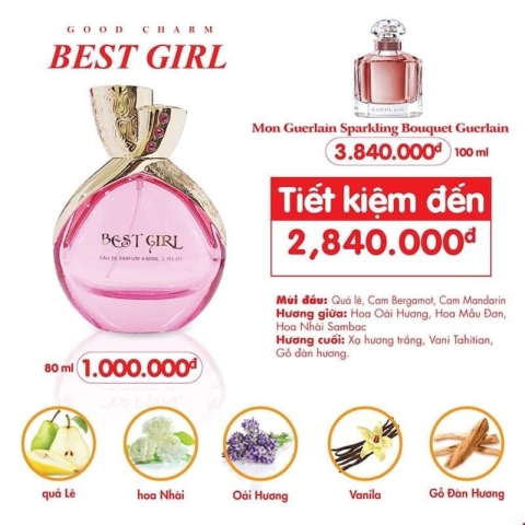 Nước Hoa Nữ Charme Best Girl