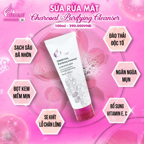 Sữa rửa mặt than hoạt tính