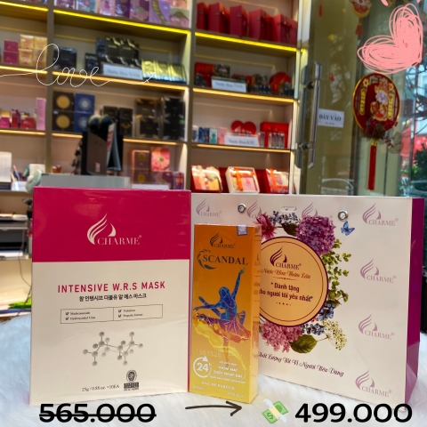 Mặt nạ Charme và Body mist