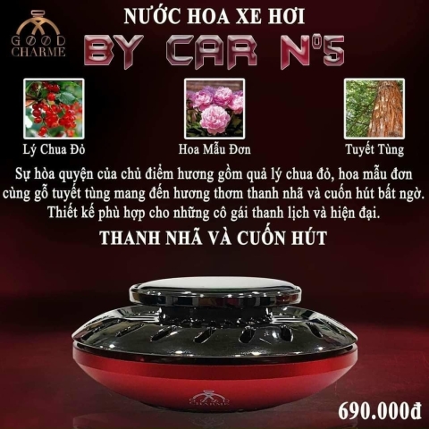 Nước hoa Oto nhà GoodCharme No5