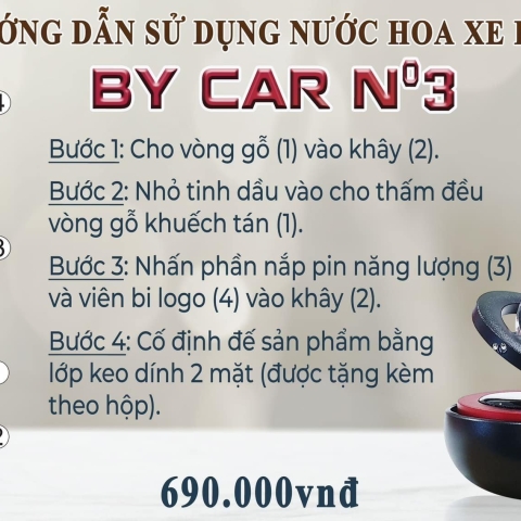 Nước hoa Oto nhà GoodCharme No3