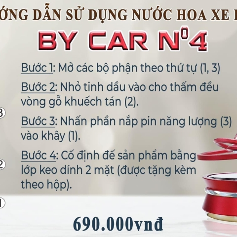 Nước hoa Oto nhà GoodCharme No4