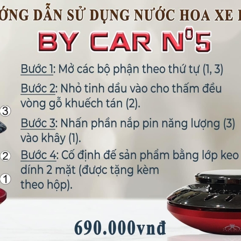 Nước hoa Oto nhà GoodCharme No5