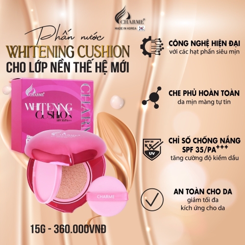Charme White Cushion