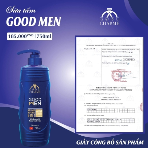Sữa tắm gội 5 in 1 GOODMEN PROFESSIONALS dành cho NAM giới 
