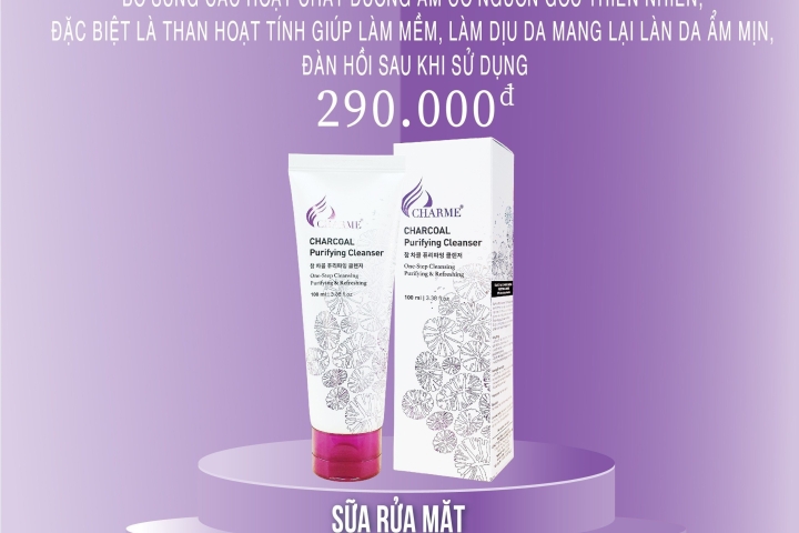 Sữa rửa mặt than hoạt tính